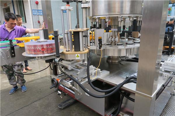 CE旋转不干胶贴标机单全自动瓶翼