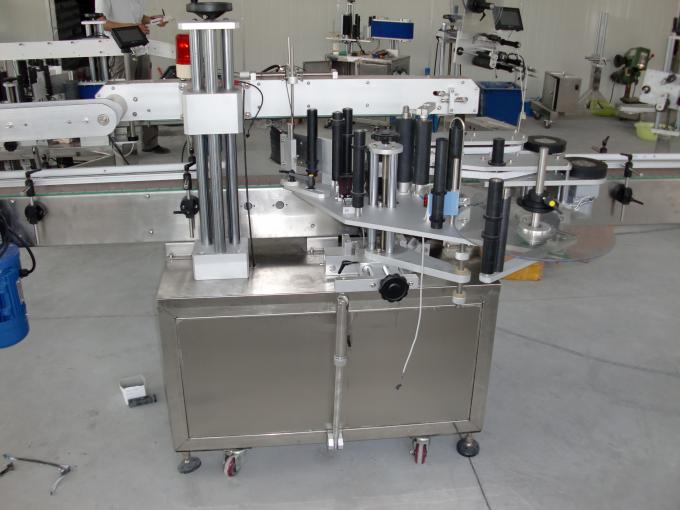 塑料玻璃瓶PLC控制自动双面不干胶贴标机伺服电机