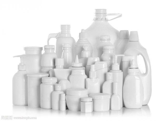 化工产品塑料瓶贴标机，PLC和触摸屏控制系统