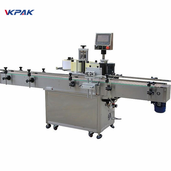 全自动立式不干胶圆瓶贴标机