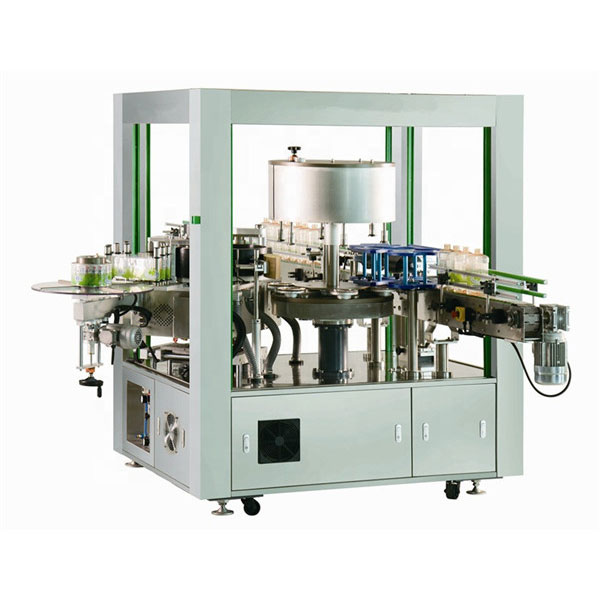 旋转贴标机正面和背面